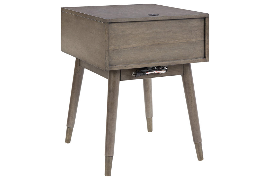 Paulrich Antique Gray Accent Table - A4000298 - Vega Furniture