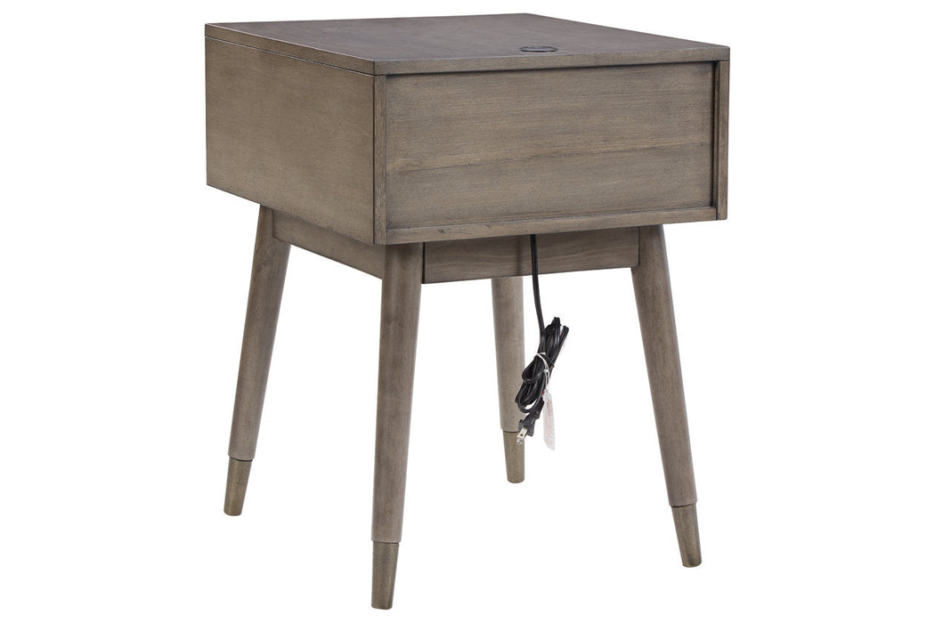 Paulrich Antique Gray Accent Table - A4000298 - Vega Furniture