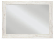 Paxberry Whitewash Bedroom Mirror (Mirror Only) - B181-36 - Vega Furniture