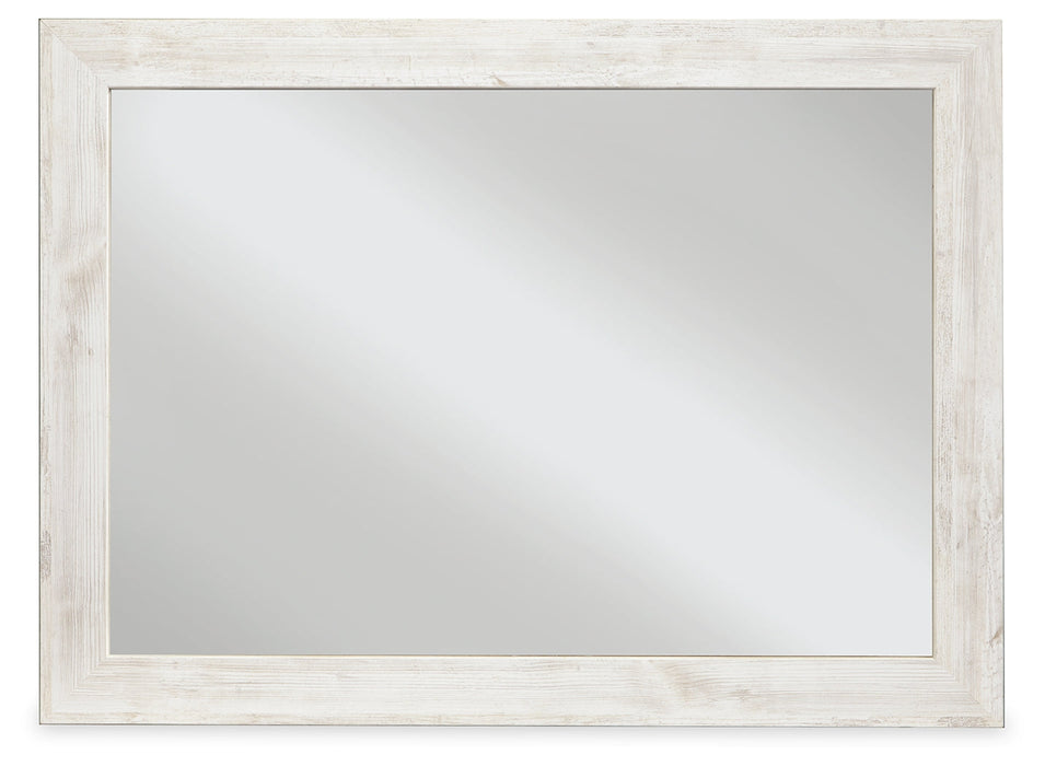 Paxberry Whitewash Bedroom Mirror (Mirror Only) - B181-36 - Vega Furniture