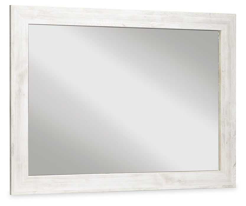 Paxberry Whitewash Bedroom Mirror (Mirror Only) - B181-36 - Vega Furniture