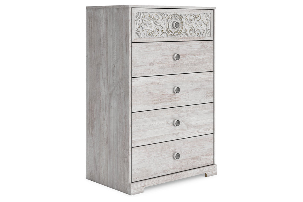 Paxberry Whitewash Chest of Drawers - EB1811-245 - Vega Furniture