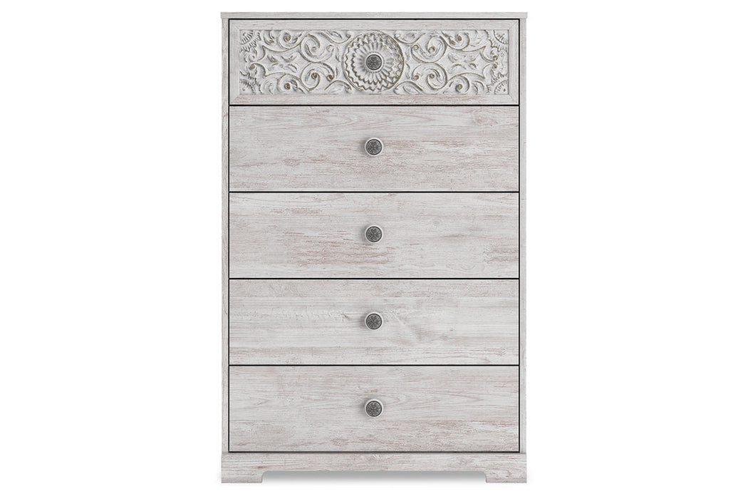 Paxberry Whitewash Chest of Drawers - EB1811-245 - Vega Furniture