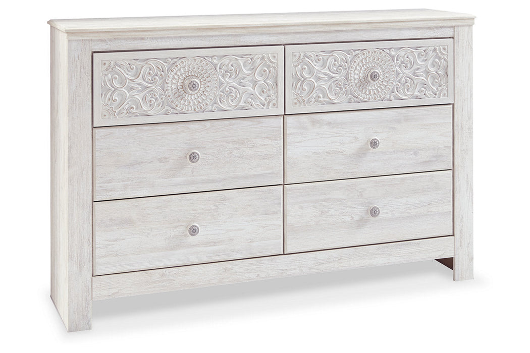 Paxberry Whitewash Dresser - B181-31 - Vega Furniture