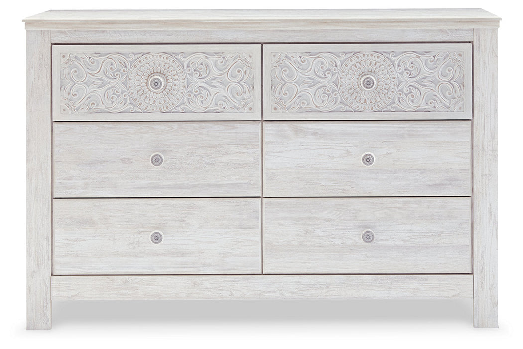 Paxberry Whitewash Dresser - B181-31 - Vega Furniture