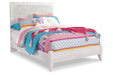 Paxberry Whitewash Full Panel Bed - SET | B181-84 | B181-87 - Vega Furniture