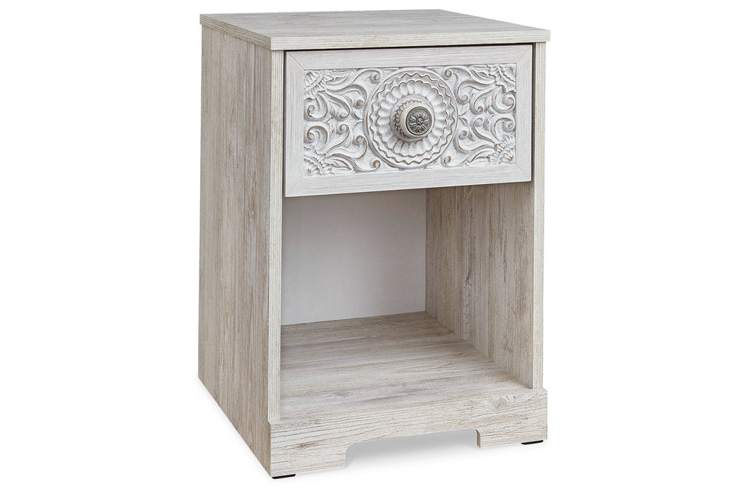 Paxberry Whitewash Nightstand - EB1811-291 - Vega Furniture