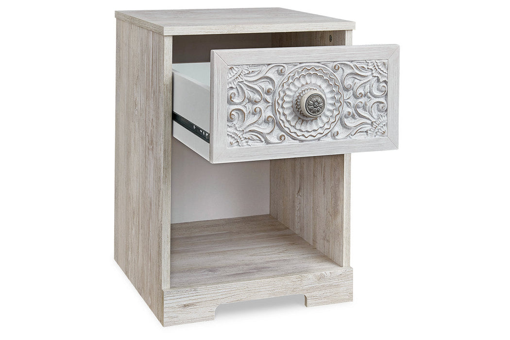 Paxberry Whitewash Nightstand - EB1811-291 - Vega Furniture