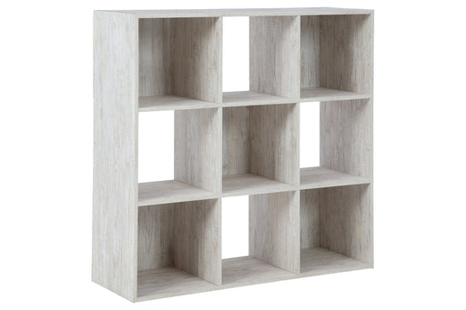 Paxberry Whitewash Nine Cube Organizer - EA1811-3X3 - Vega Furniture