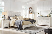 Paxberry Whitewash Panel Bedroom Set - SET | B181-54 | B181-57 | B181-31 | B181-36 - Vega Furniture