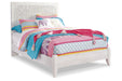 Paxberry Whitewash Twin Panel Bed - SET | B181-52 | B181-53 - Vega Furniture