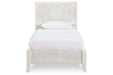 Paxberry Whitewash Twin Panel Bed - SET | B181-52 | B181-53 - Vega Furniture
