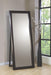 Phoenix Black Rectangular Standing Floor Mirror - 200417 - Vega Furniture