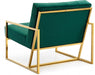 Pierre Green Velvet Accent Chair - 523Green - Vega Furniture