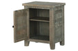 Pierston Gray Accent Cabinet - A4000383 - Vega Furniture