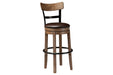 Pinnadel Light Brown Bar Height Barstool - D542-130 - Vega Furniture