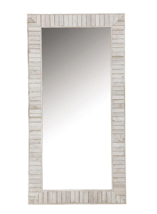 Pino Rectangular Wall Mirror White - 963488 - Vega Furniture