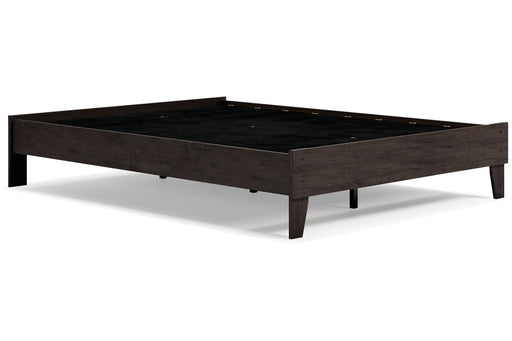 Piperton Black Queen Platform Bed - EB5514-113 - Vega Furniture