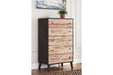 Piperton Two-tone Brown/Black Chest of Drawers - EB5514-245 - Vega Furniture