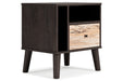 Piperton Two-tone Brown/Black Nightstand - EB5514-291 - Vega Furniture