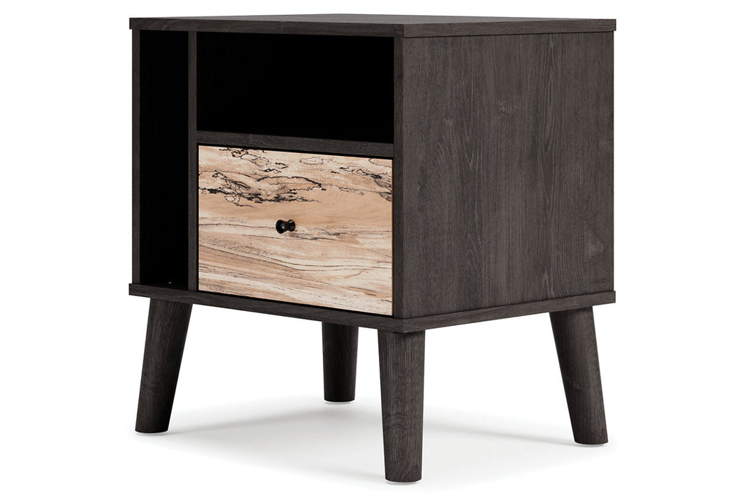 Piperton Two-tone Brown/Black Nightstand - EB5514-291 - Vega Furniture