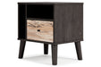 Piperton Two-tone Brown/Black Nightstand - EB5514-291 - Vega Furniture