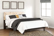 Piperton Two-tone Brown/Black Queen Panel Platform Bed - SET | EB5514-113 | EB5514-157 - Vega Furniture