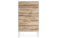 Piperton Two-tone Brown/White Chest of Drawers - EB1221-245 - Vega Furniture