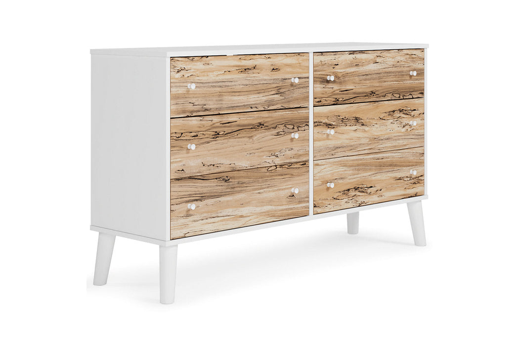 Piperton Two-tone Brown/White Dresser - EB1221-231 - Vega Furniture