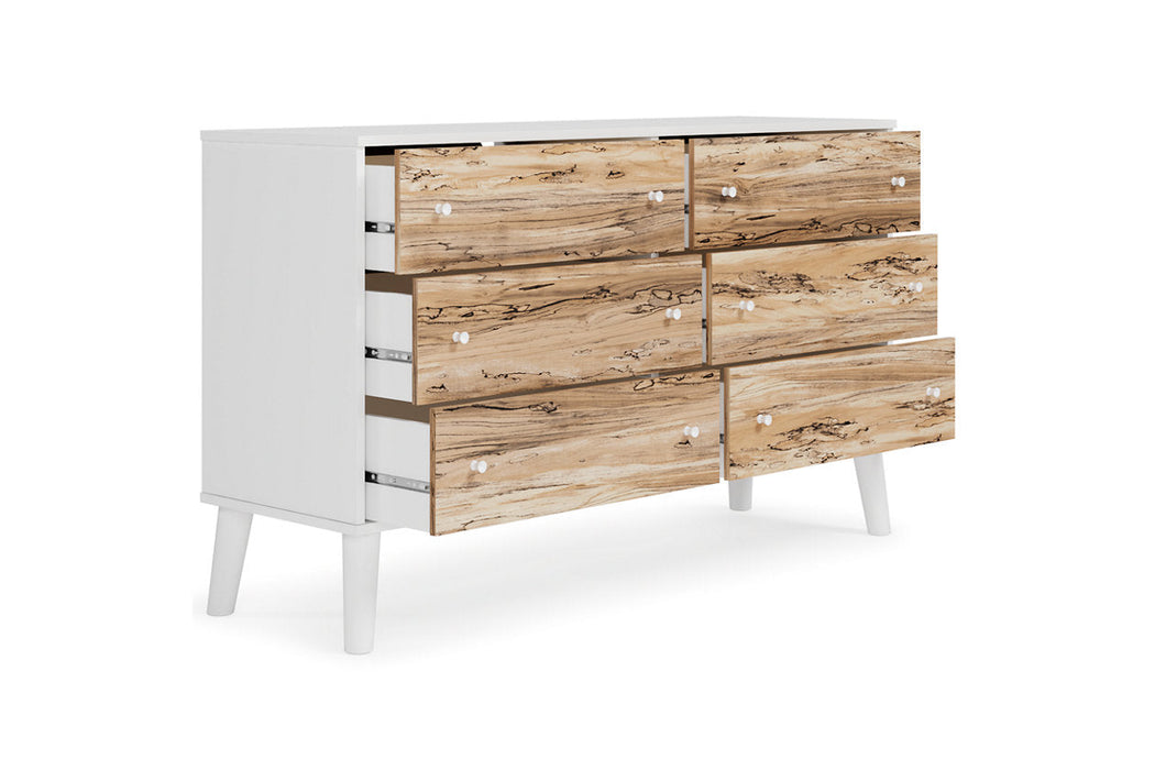 Piperton Two-tone Brown/White Dresser - EB1221-231 - Vega Furniture