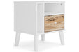 Piperton Two-tone Brown/White Nightstand - EB1221-291 - Vega Furniture