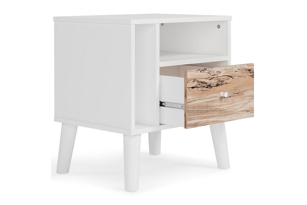 Piperton Two-tone Brown/White Nightstand - EB1221-291 - Vega Furniture