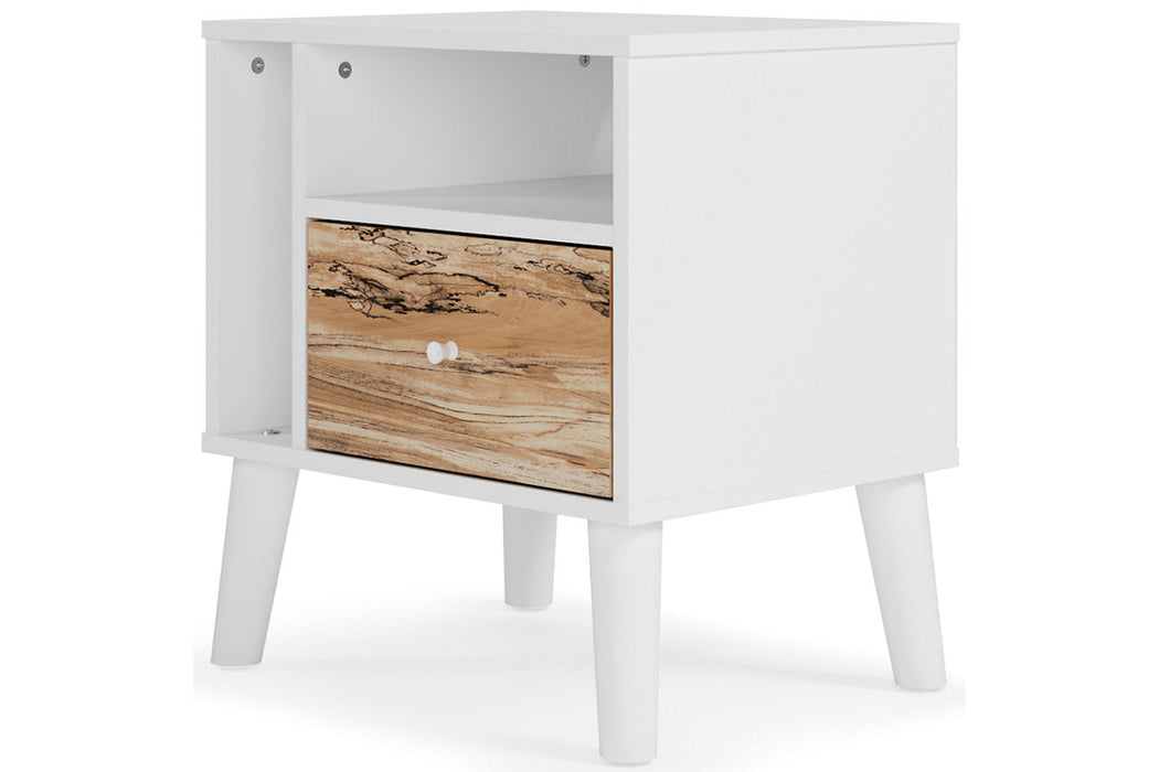 Piperton Two-tone Brown/White Nightstand - EB1221-291 - Vega Furniture