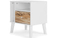 Piperton Two-tone Brown/White Nightstand - EB1221-291 - Vega Furniture