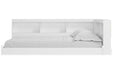 Piperton White Full Bookcase Storage Bed - SET | EB1221-165 | EB1221-182 - Vega Furniture