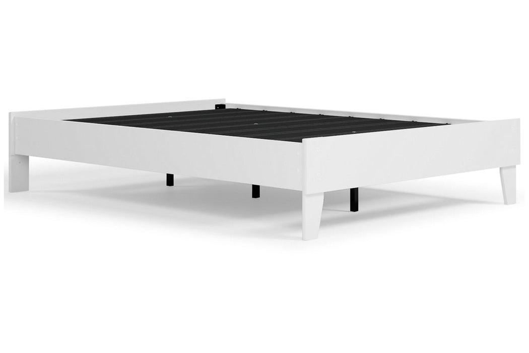 Piperton White Full Platform Bed - EB1221-112 - Vega Furniture