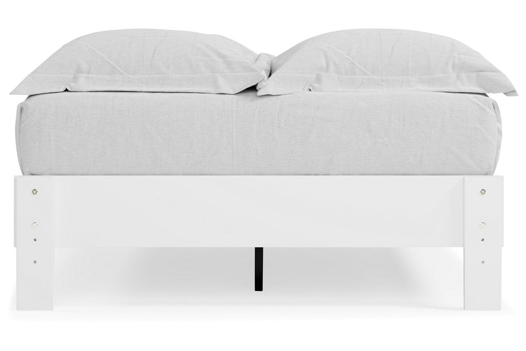 Piperton White Full Platform Bed - EB1221-112 - Vega Furniture