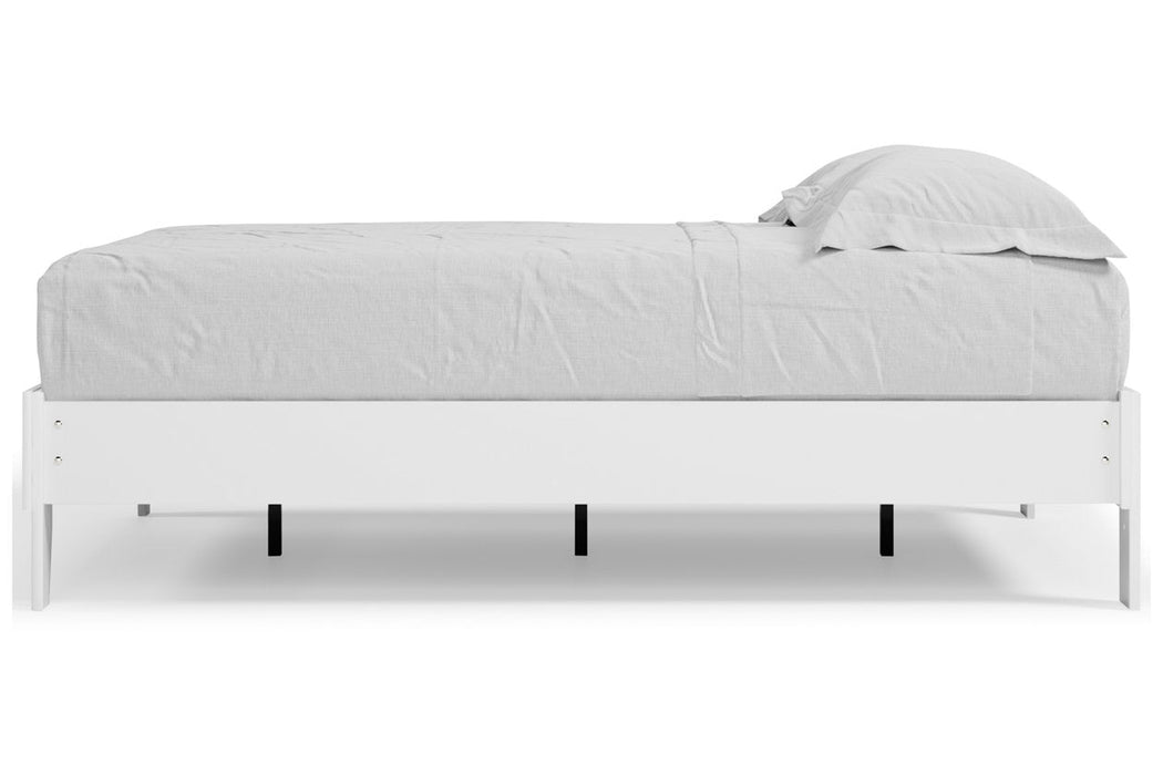 Piperton White Full Platform Bed - EB1221-112 - Vega Furniture