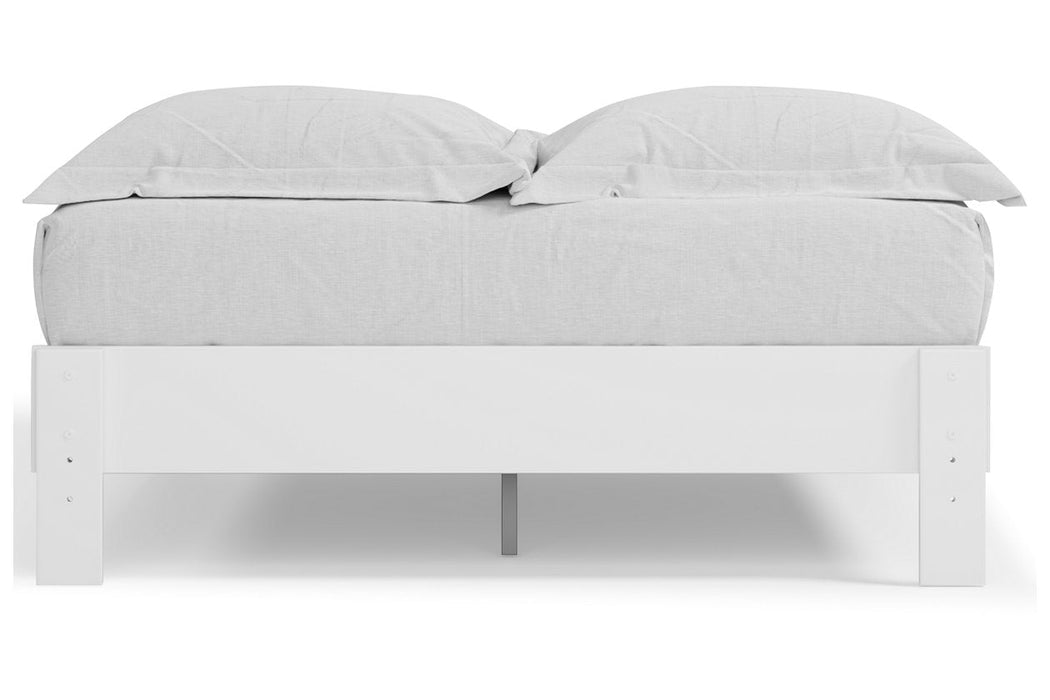 Piperton White Queen Platform Bed - EB1221-113 - Vega Furniture