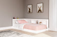 Piperton White Twin Bookcase Storage Bed - SET | EB1221-163 | EB1221-182 - Vega Furniture