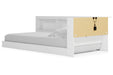 Piperton White Twin Bookcase Storage Bed - SET | EB1221-163 | EB1221-182 - Vega Furniture