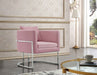 Pippa Pink Velvet Accent Chair - 524Pink - Vega Furniture