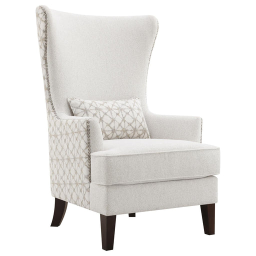 Pippin Upholstered Wingback Accent Chair Latte - 904066 - Vega Furniture