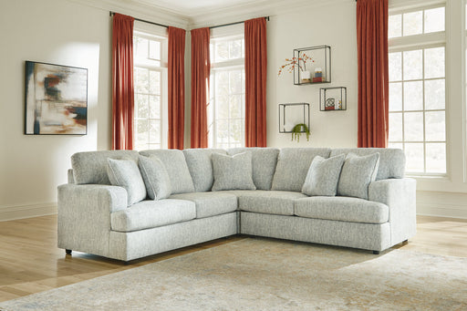 Playwrite Gray 3-Piece Sectional - SET | 2730455 | 2730456 | 2730477 - Vega Furniture