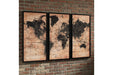 Pollyanna Tan/Black Wall Art, Set of 3 - A8000074 - Vega Furniture