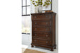 Porter Rustic Brown Chest of Drawers - B697-46 - Vega Furniture