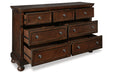 Porter Rustic Brown Dresser - B697-31 - Vega Furniture