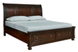 Porter Rustic Brown Footboard Storage Sleigh Platform Bedroom Set - SET | B697-76 | B697-78 | B697-99 | B697-31 | B697-92 - Vega Furniture