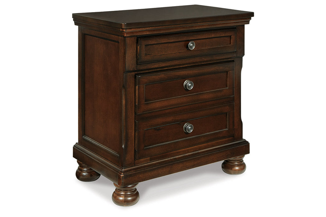 Porter Rustic Brown Nightstand - B697-92 - Vega Furniture