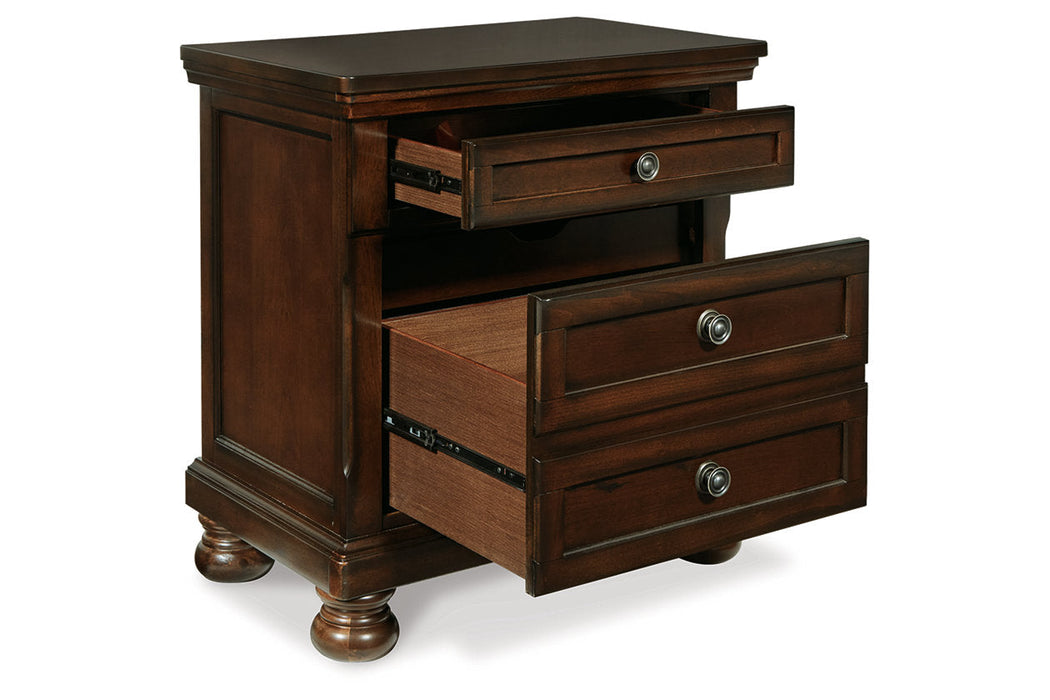 Porter Rustic Brown Nightstand - B697-92 - Vega Furniture